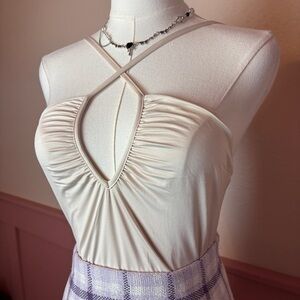 cottage keyhole halter bodysuit

h&m
sz small
beige cream
nwt